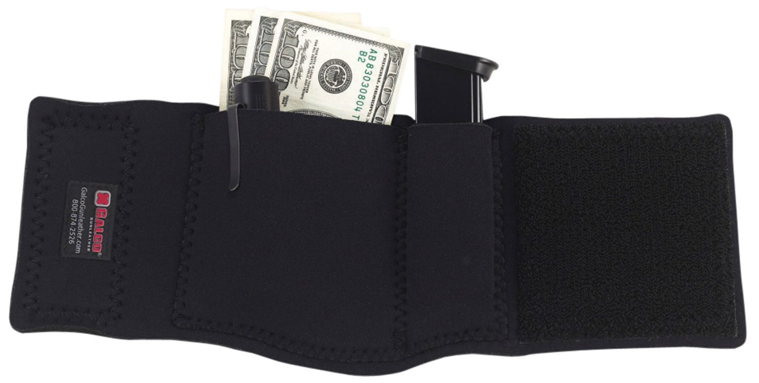 Galco CAS Ankle Safe Fits Springfield SA-35 13″ Hook & Loop Mount Black Neoprene
