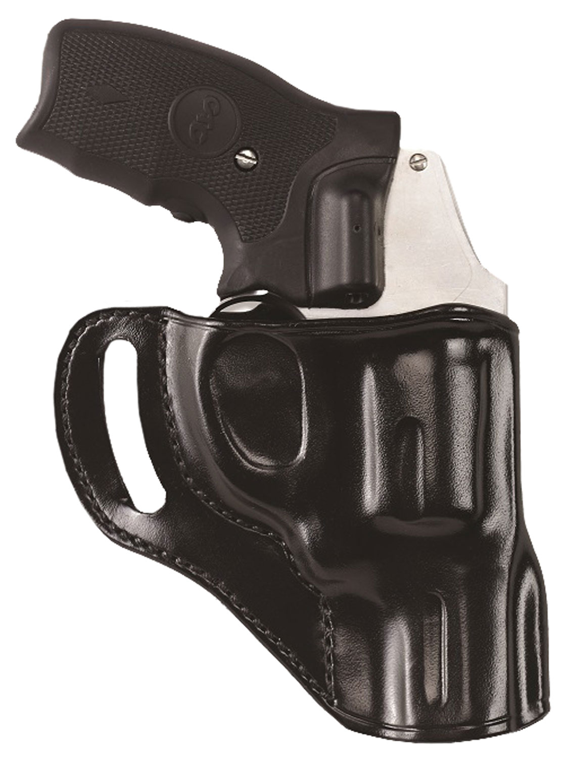 Galco HT158B Hornet OWB Black Leather Belt Slide Fits S&W J Frame Fits 2″ Barrel Right Hand