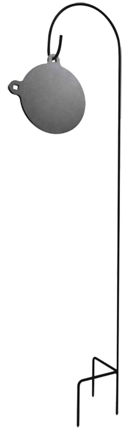 Champion Targets 44100 Shepard’s Hook Holder Black Standing Steel For Center Mass AR500 Steel Targets