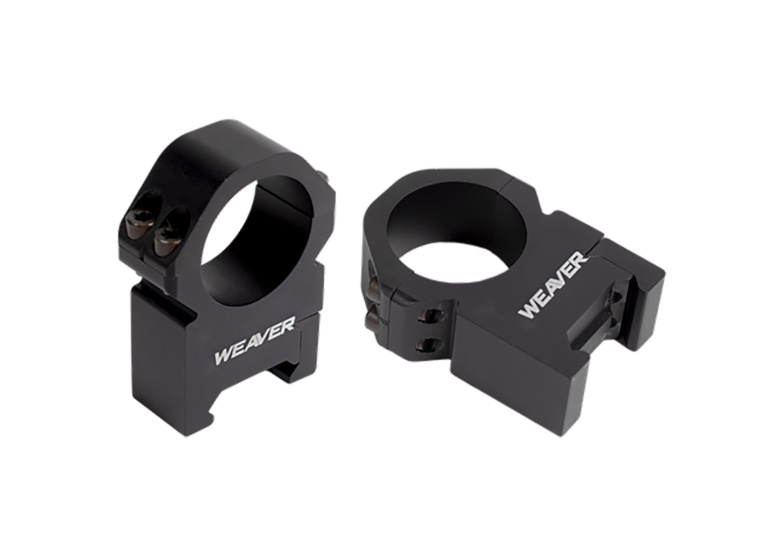 Weaver Mounts 48381 Precision Black Aluminum 1″ Tube Medium