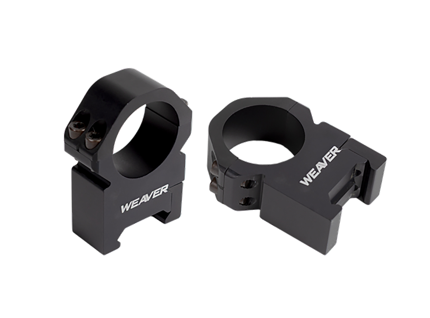 Weaver Mounts 48383 Precision Black Aluminum 1″ Tube Extra High
