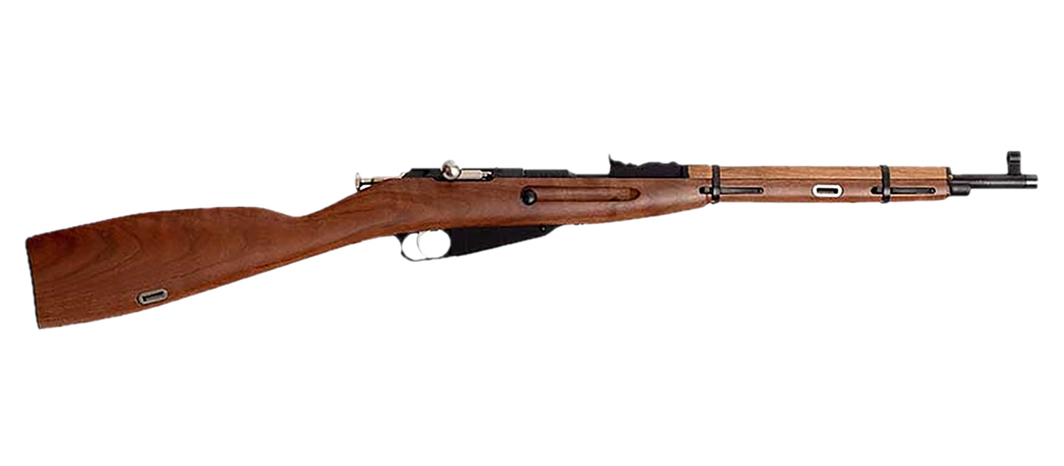 Crickett KSAM38 Mosin Nagant M38 Replica 22 LR 1rd 16.13″ Blued Threaded Single Shot Barrel, American Walnut Fixed Stock