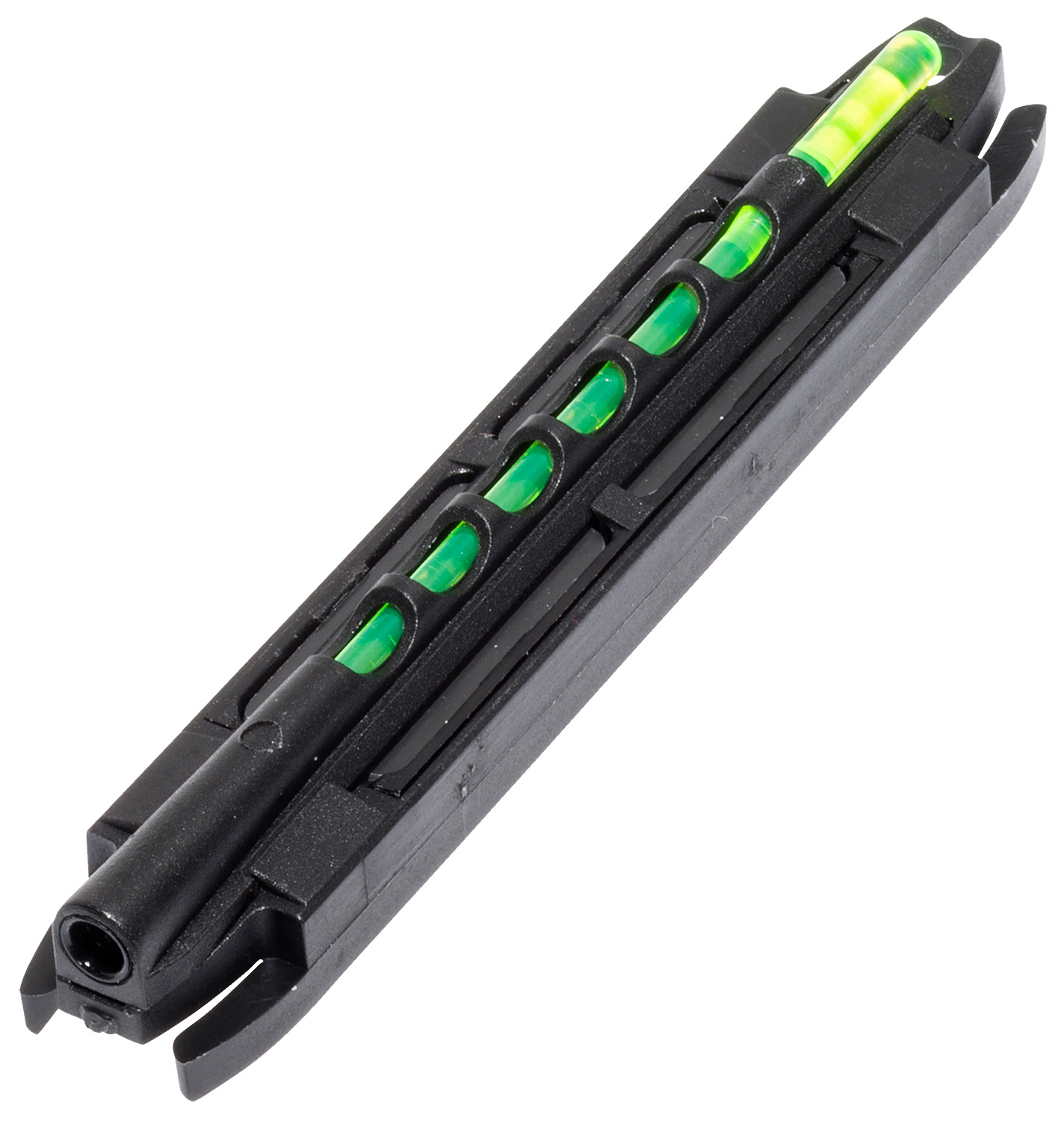 HiViz MGH2007I Magni-Hunter Magnetic Front Sight  Black | Green/Red Fiber Optic