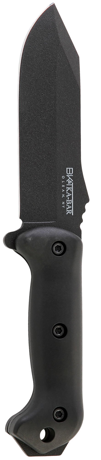 Ka-Bar BK10 Becker Crewman 5.50″ Fixed Clip Point Plain Black 1095 Cro-Van Blade, Black Ultramid Handle, Includes Sheath