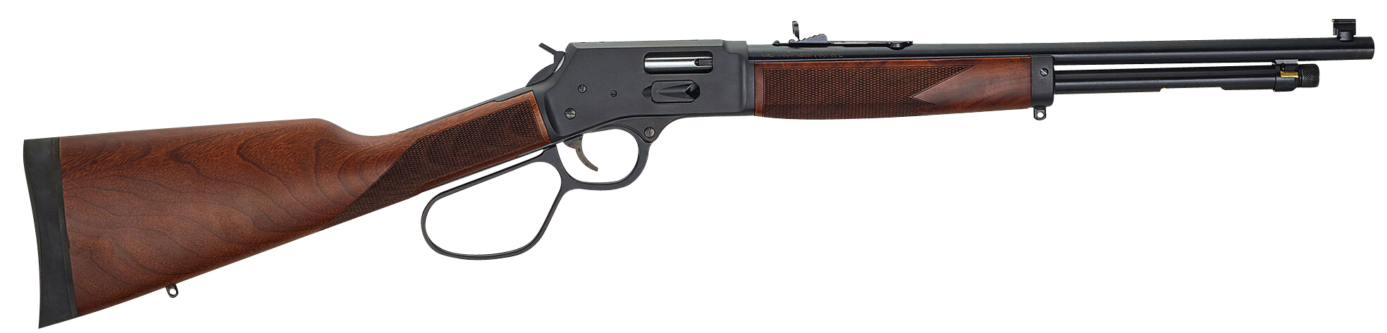 Henry H012GCR Big Boy Carbine Side Gate Full Size 45 Colt (Long Colt) 7+1 16.50″ Blued Steel Barrel, Blued Steel Receiver, American Walnut Wood Stock Right Hand