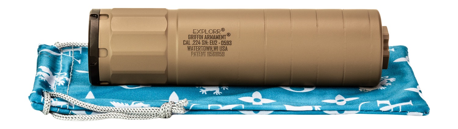 Griffin Armament GAEU2FDE-W Explorr 5.56mm 1.50″ Flat Dark Earth Stainless Steel