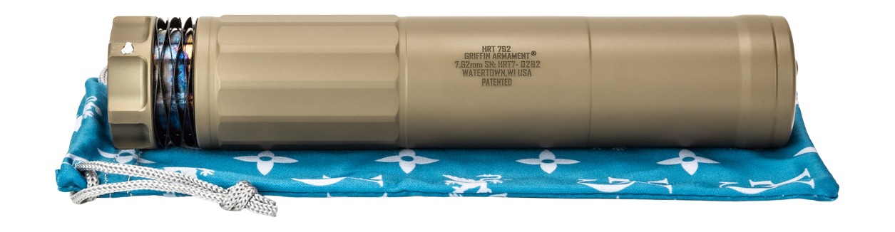 Griffin Armament GADLHRT7FDE-W HRT-762 7.62mm 1.50″ Flat Dark Earth Stainless Steel/Inconel 5/8″x24