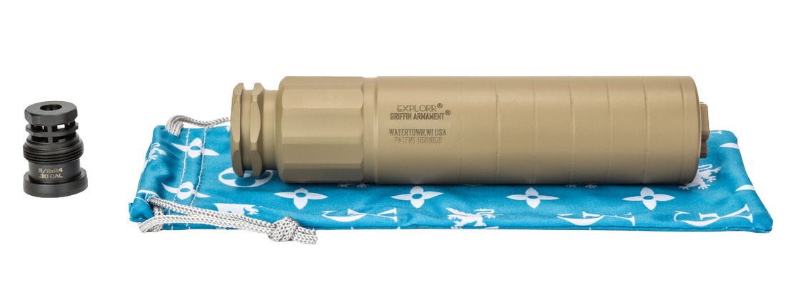 Griffin Armament GAET2FDE-W Explorr 5.56mm 1.50″ Flat Dark Earth Stainless Steel