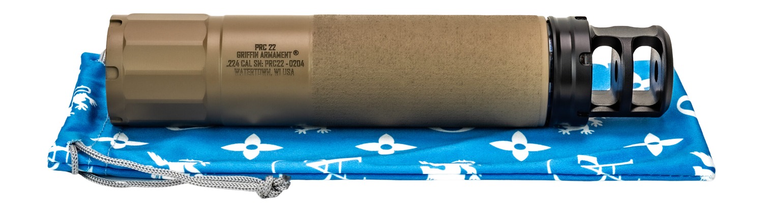 Griffin Armament GAPRC224FDEAM-W PRC 224 Cal Flat Dark Earth Aluminum/Stainless Steel
