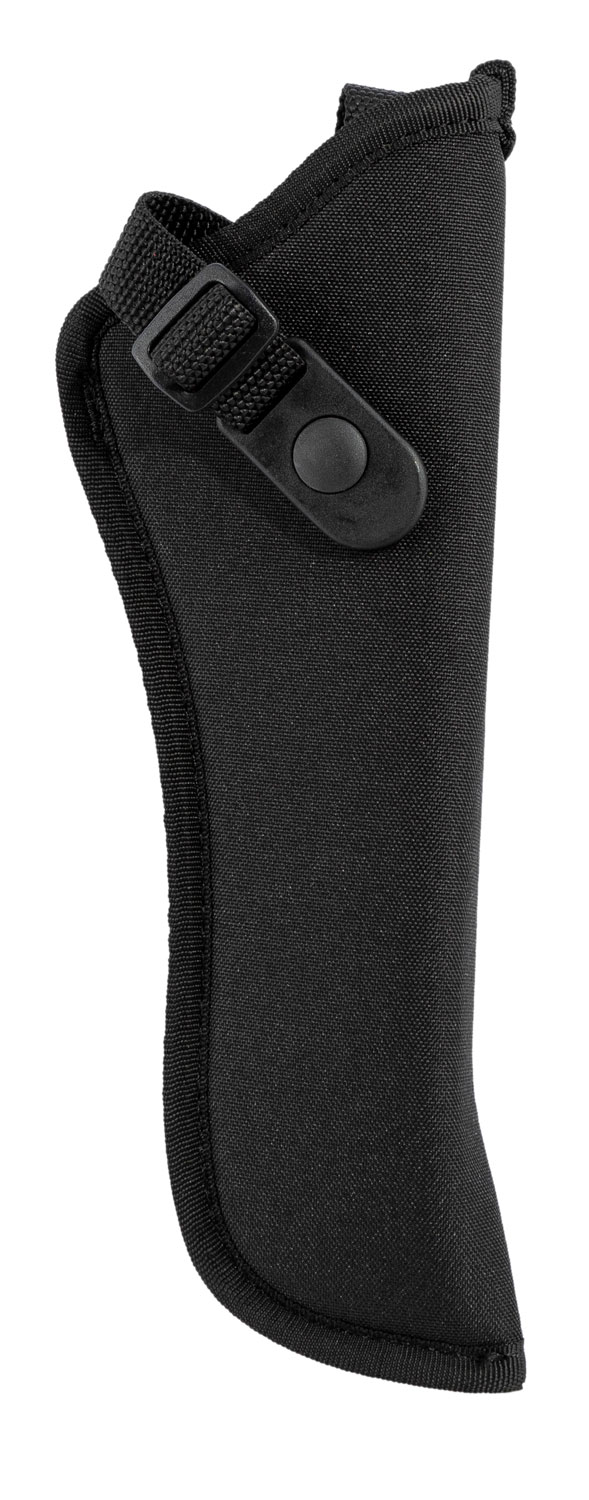 Uncle Mike’s 21012 GunMate Hip Holster OWB Size 12 Black Tri-Laminate Belt Loop Fits Large Frame Pistol Fits 4-5″ Barrel Right Hand
