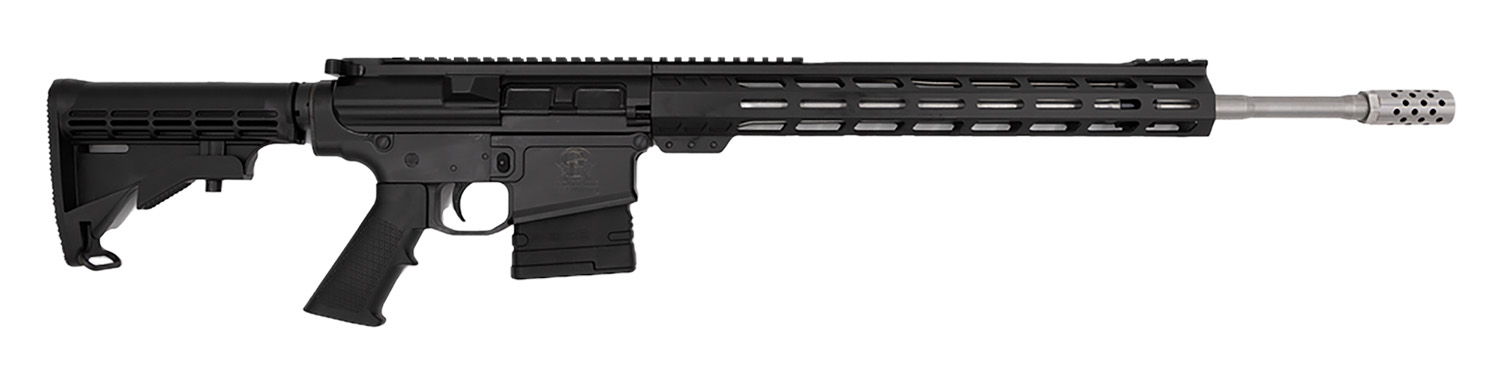 Great Lakes Firearms AR-10 6.5 Creedmoor 10+1 20″ Stainless Barrel, Black Rec, 15.25″ M-Lok Handgaurd, Carbine Stock, A2 Grip, Muzzle Brake