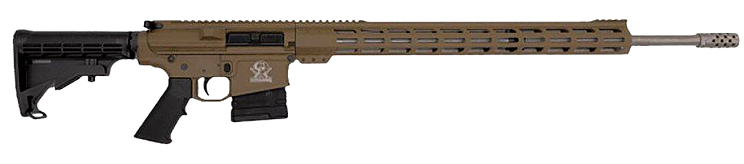 Great Lakes Firearms GL10243SSBRZ GLFA 243 Win 5+1 24″ Stainless Threaded Barrel, Picatinny Rail Aluminum Receiver, Adjustable Black Synthetic Stock, Mil-spec Polymer Grip