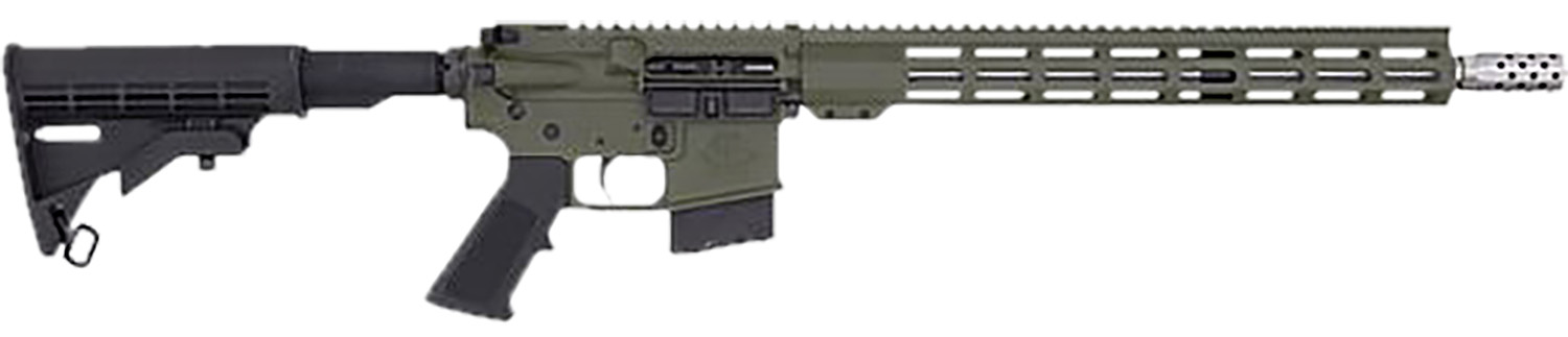 Great Lakes Firearms GL15400SSODG AR-15 400 Legend 5+1 16″ Stainless Threaded Barrel, OD Green Cerakote Aluminum Receiver w/Picatinny Rail, Adjustable Black Synthetic Stock, Mil-Spec Grip