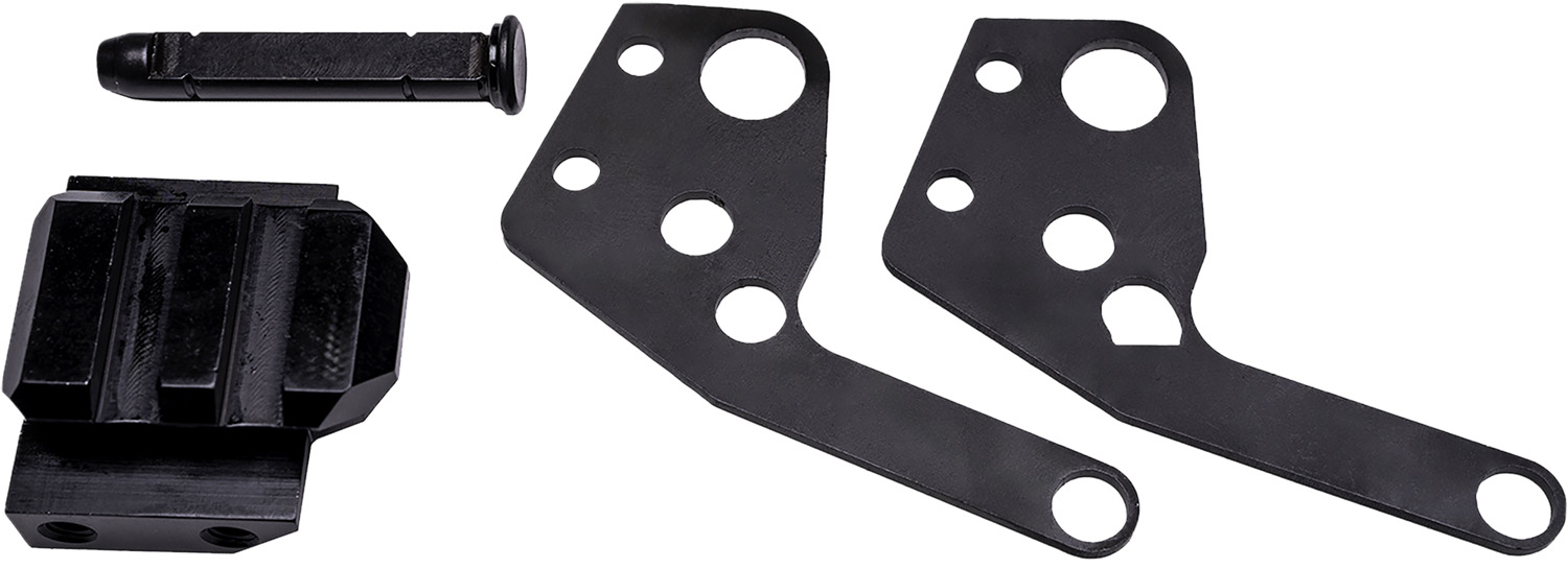 Kel-Tec PLR161570 SU/PLR Picatinny Adapter Black Aluminum Includes Two Mounting Plates