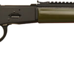 Gforce Arms GFLVR44OD Saddlehorn  44 Mag 10+1 16.50″ Black Steel Barrel, Black Picatinny Rail Aluminum Receiver, Fixed Green Synthetic Stock