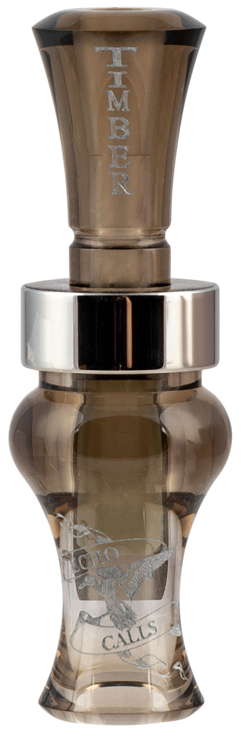 Echo Calls 77730 Timber Single Reed Mallard Hen Sounds Attracts Ducks Smoke Gray Acrylic