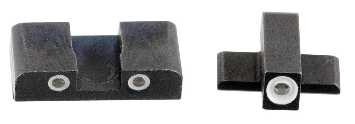 AmeriGlo SG161 Classic Tritium Sight Set for Sig Sauer Green Tritium White Outline Front Sight-Green Tritium White Outline Rear Sight