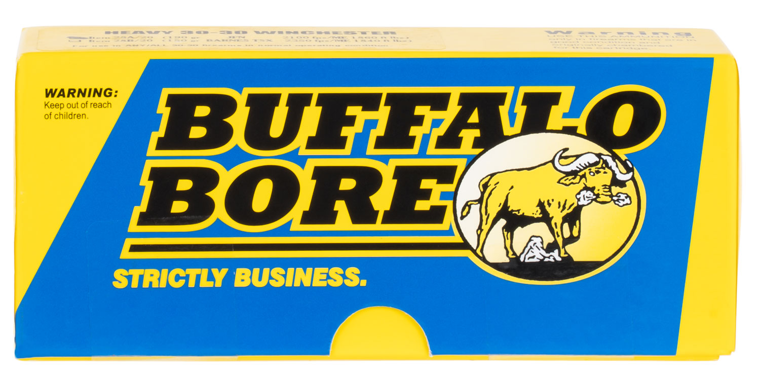Buffalo Bore Ammunition S30817520 Sniper Strictly Business 308Win 175gr Hollow Point Boat Tail 20 Per Box/12 Case