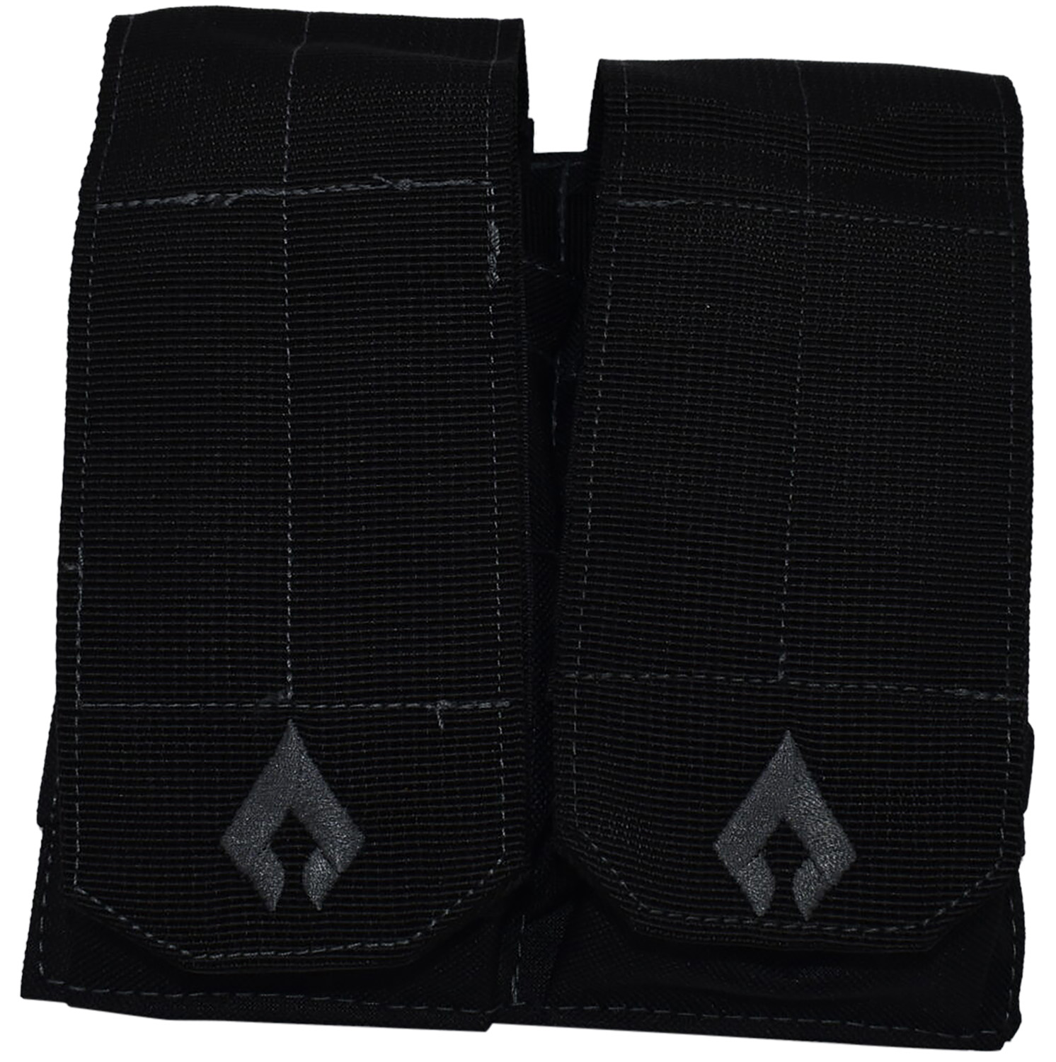 Advance Warrior Solutions AROTTMPBL Double Mag Pouch Open Top Black MOLLE