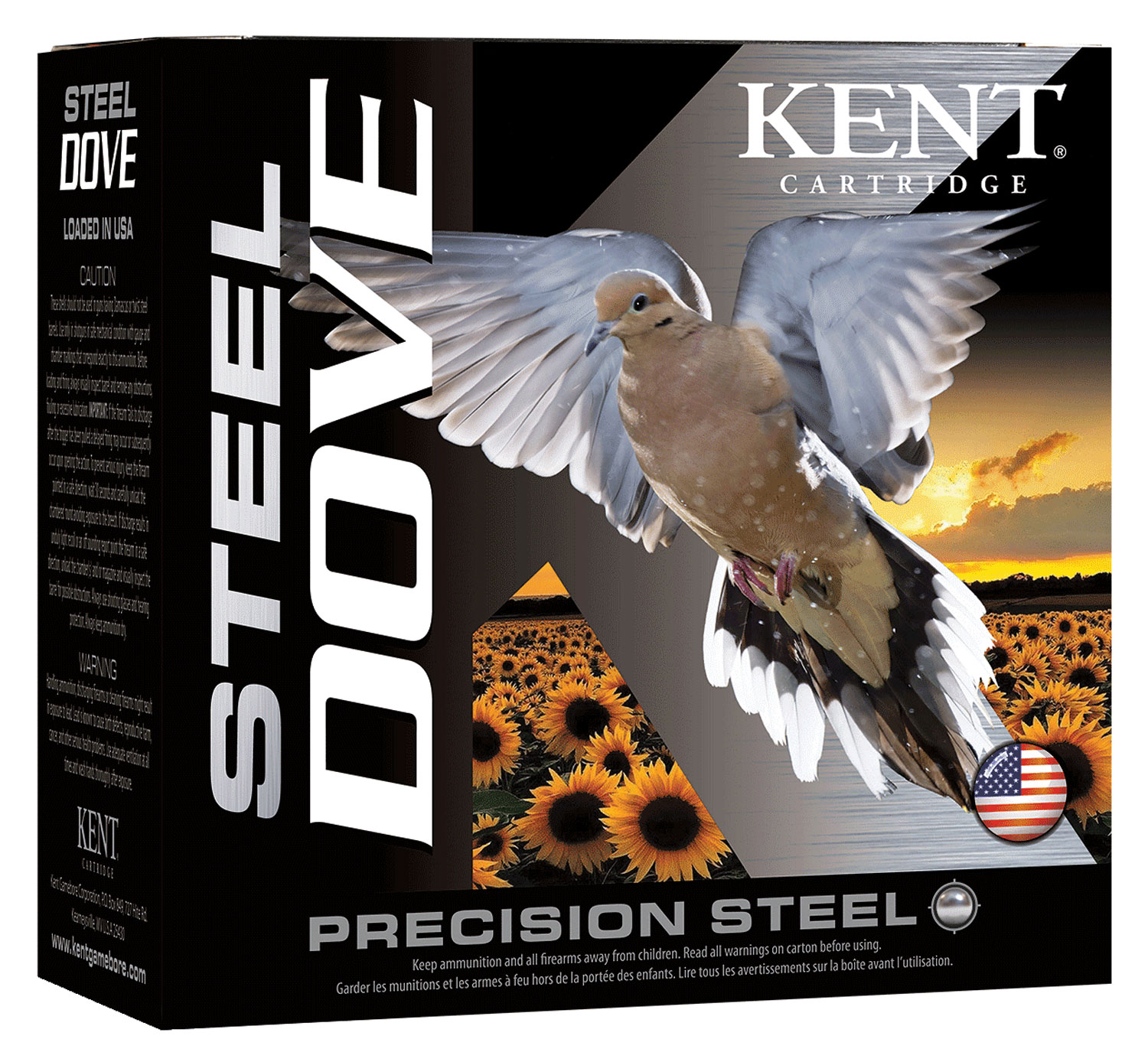Kent Cartridge K12SD286 Steel Dove 12Gauge 2.75″ 1oz 6Shot 25 Per Box/10 Case
