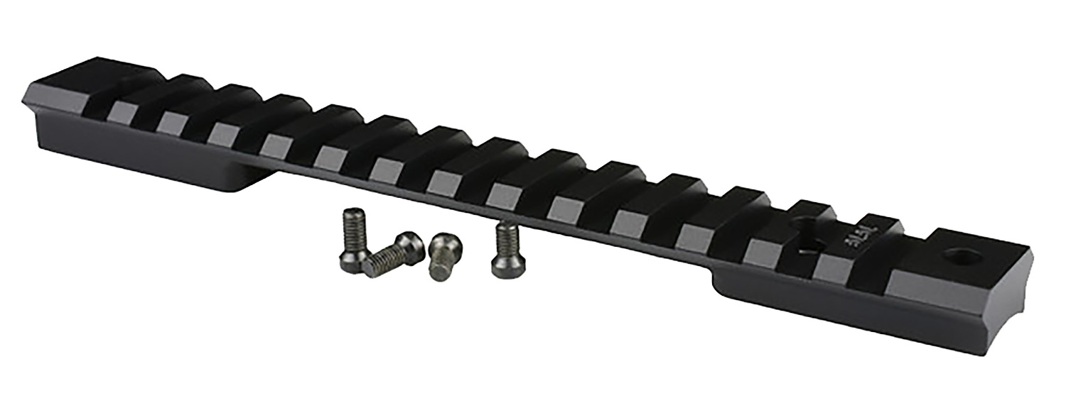 Warne 7675M Mountain Tech Tactical Rail Black Anodized Aluminum Winchester 70/Marlin XS-7 Short Action, 0 MOA