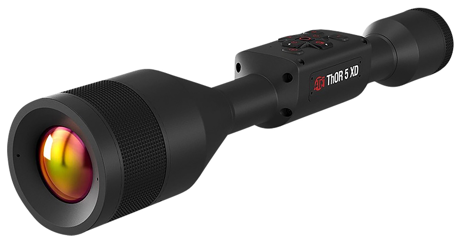 ATN TIWST51250A Thor 5 XD Thermal Rifle Scope, Black Anodized 2-20x Smart Mil Dot Reticle w/Zoom, 1280×1024 12 Micron Resolution