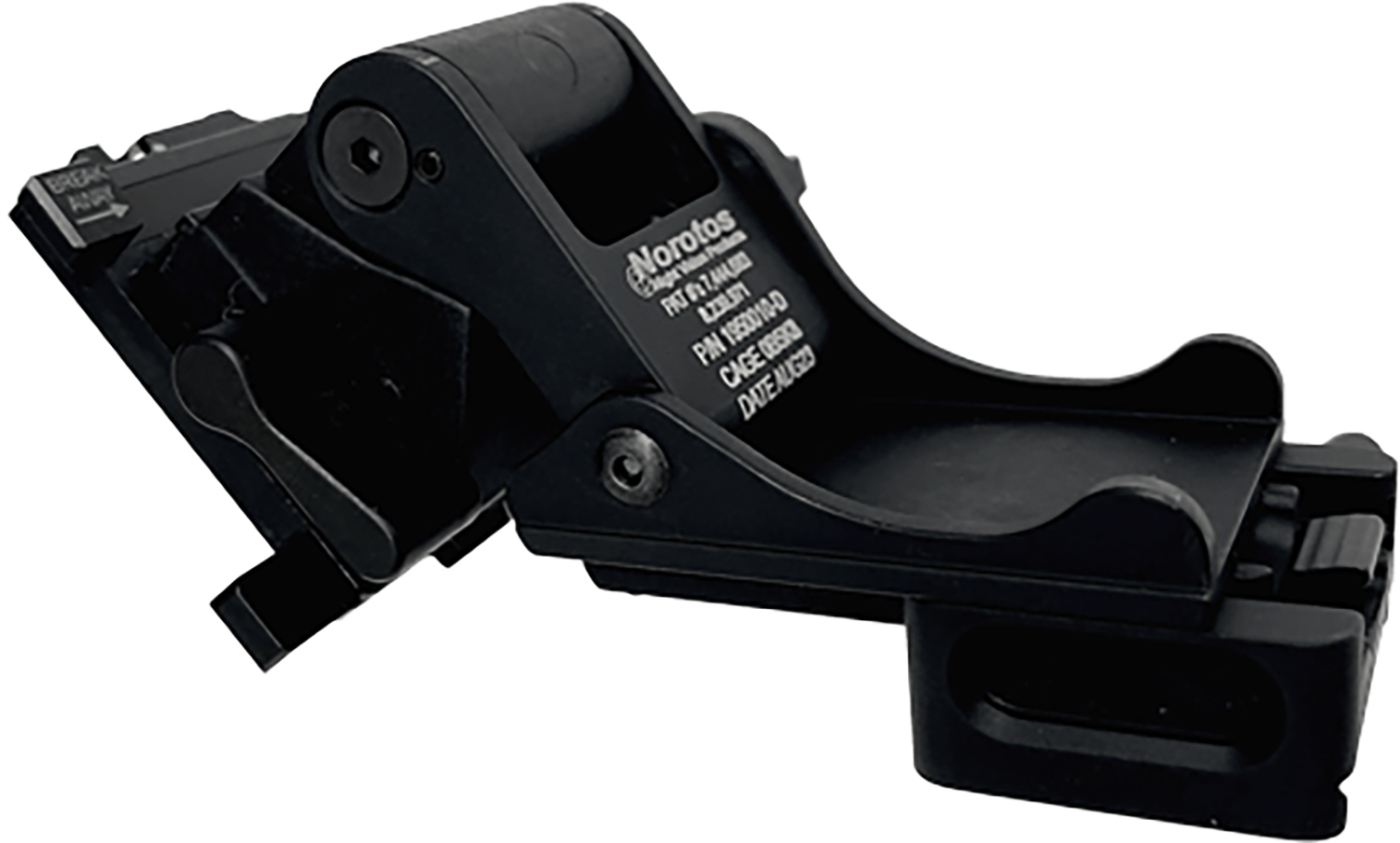 ATN ACMUHMNTDVTL Dovetail Helmet Mount Black Compatible w/ PS31