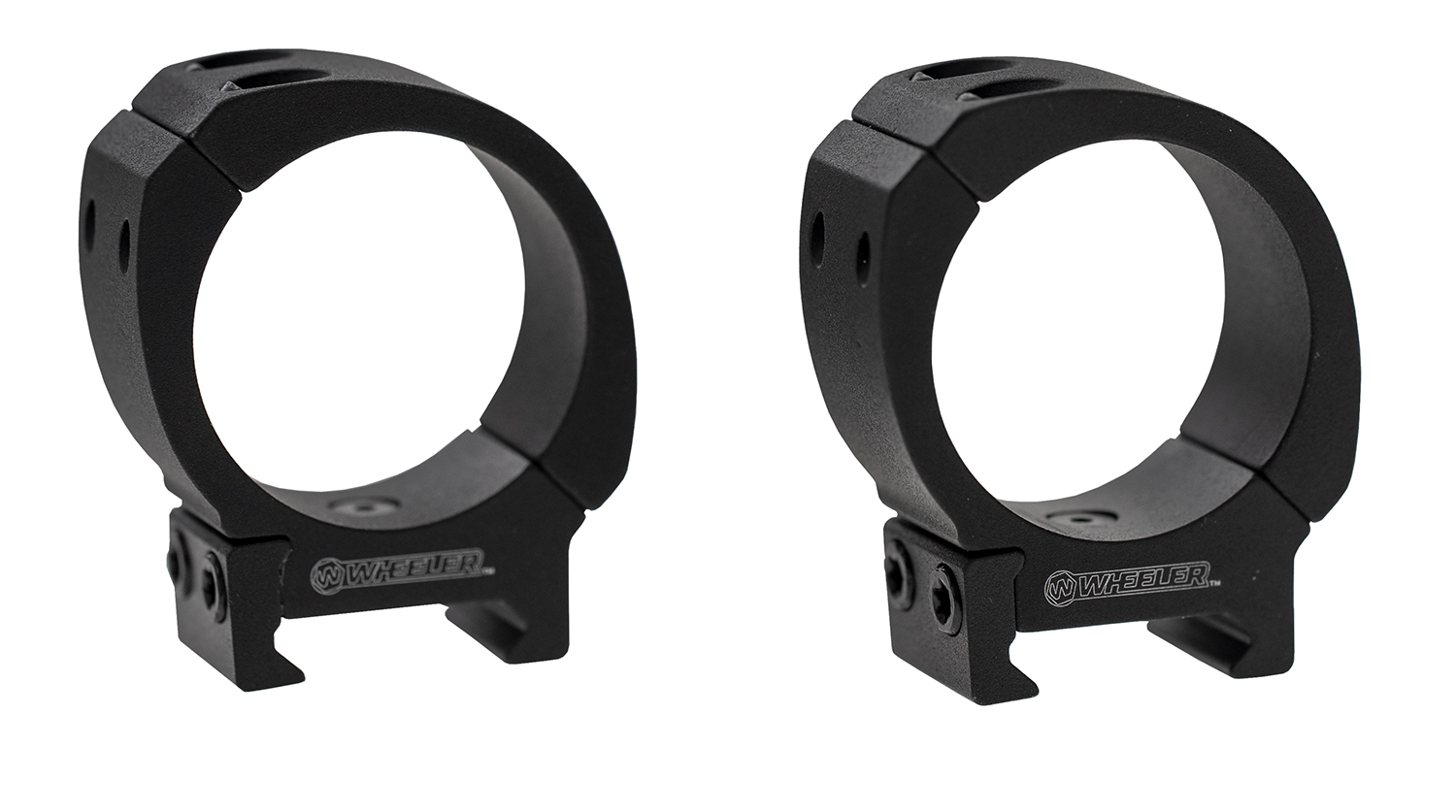 Wheeler 1133749 Sporter Scope Rings Black 1″ High