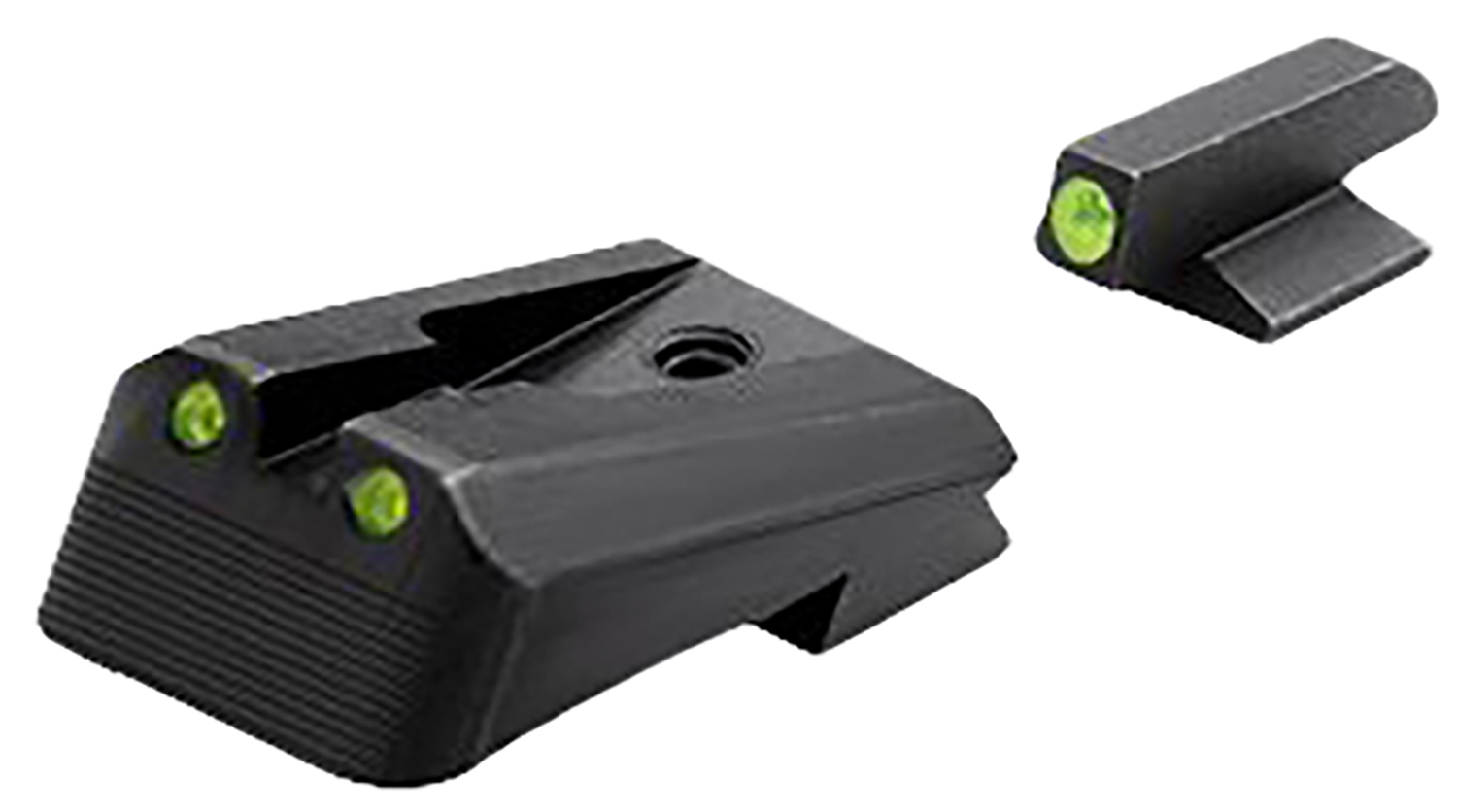 Kimber Mfg.,inc ML11219 1911 Tactical Wedge Fixed Night Sight Set Green/Tritium Black Outline Front Sight-Green/Tritium Black Outline Rear Sight
