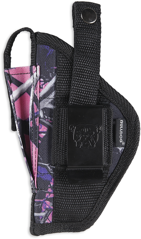 Bulldog FSN24MDG Extreme OWB Muddy Girl Camo Nylon Belt Loop/Clip Fits S&W J Frame Fits 2-2.50″ Barrel Ambidextrous