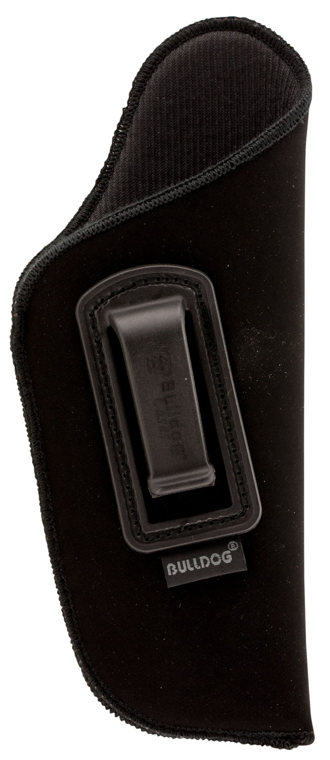 Bulldog DIP815 Deluxe  IWB Black Suede Like Belt Clip Fits Beretta 92/Glock 20/2-3″ Barrel Right Hand