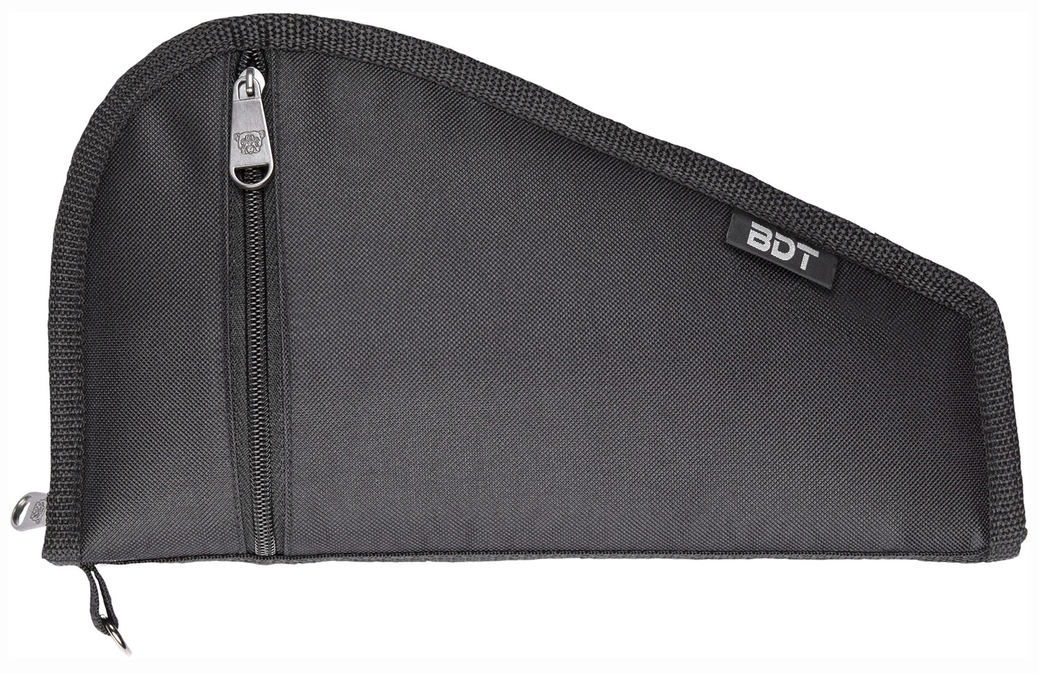 Bulldog BDT619B Deluxe Pistol Case With Pocket & Sleeve, Black Water-Resistant Outer Shell, Impact-Resistant Padding, Heat-Resistant Quilted Lining 9″L x 6″ H