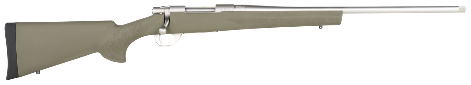 Howa HGR72513 M1500 Hogue Full Size 6.5 Creedmoor 5+1 22″ Stainless Steel Threaded Barrel, Drilled & Tapped Stainless Steel Receiver, Hogue OverMolded OD Green Synthetic Stock, Right Hand