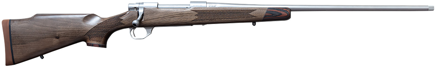 Howa HWH308SLUX M1500 Super Deluxe Full Size 308 Win 4+1 22″ Stainless Threaded Barrel, Drilled & Tapped Stainless Steel Receiver, Turkish Walnut Fixed Stock