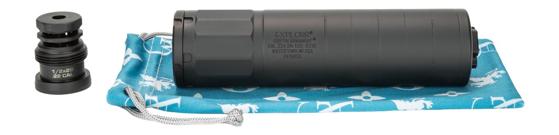 Griffin Armament GAEU2-W Explorr 5.56mm 1.50″ Black Stainless Steel