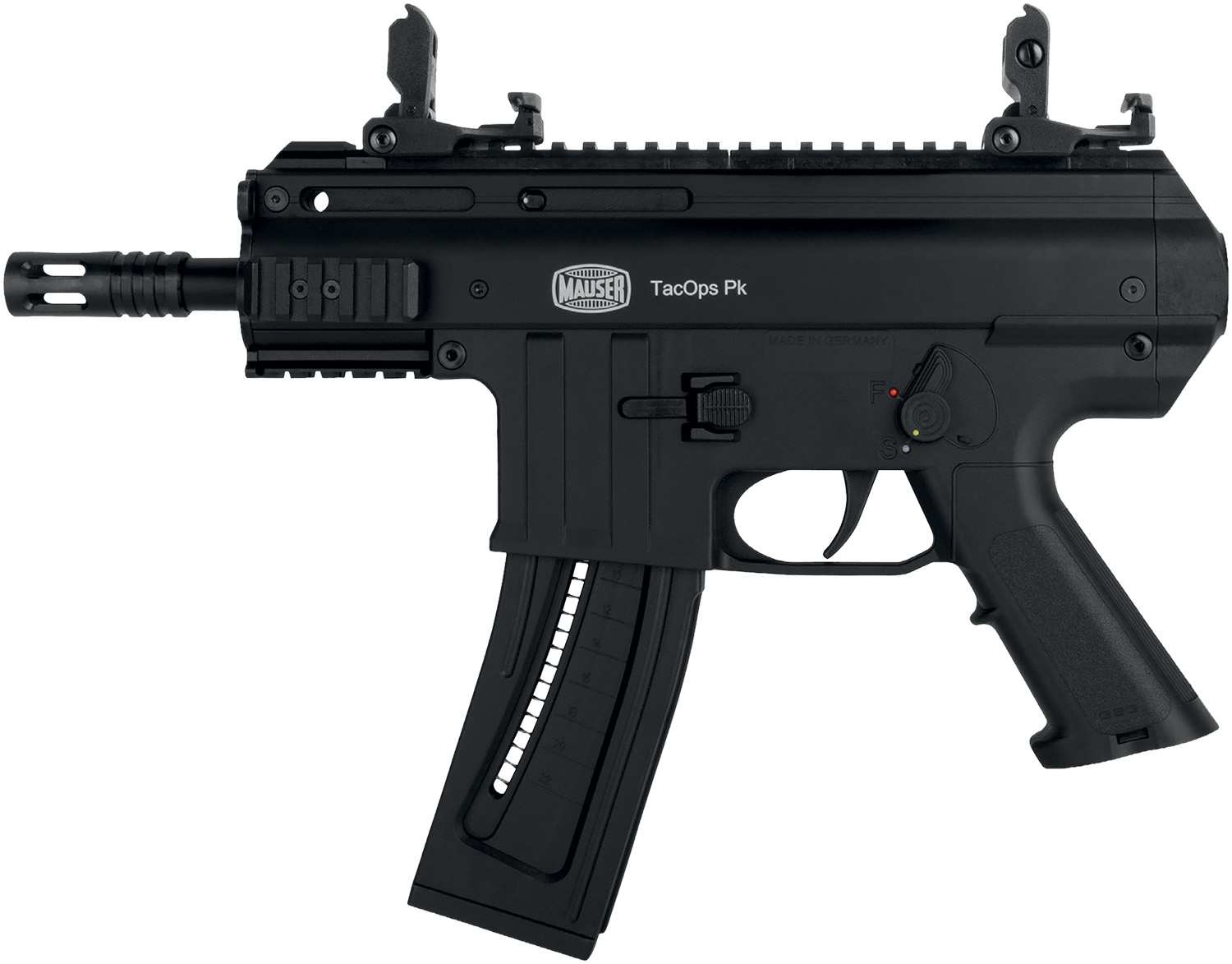 Blue Line Solutions 4150060 TacOps Pk 22 LR 22+1/110+1 5″ Black Anodized Steel Barrel, Picatinny Rail Receiver, Black Aluminum Frame w/Picatinny Rail