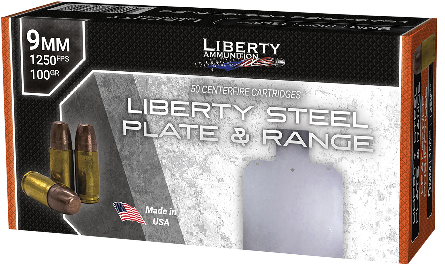 Liberty Ammunition LAR906629mm Luger 100gr 50 Per Box/25 Case