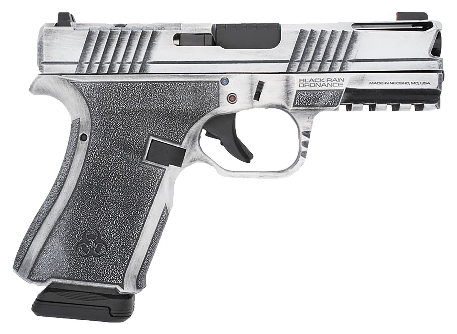 Black Rain Ordnance FLP9MMWB Compact Frame 9mm 15+1 4″ Stainless Steel Slide
