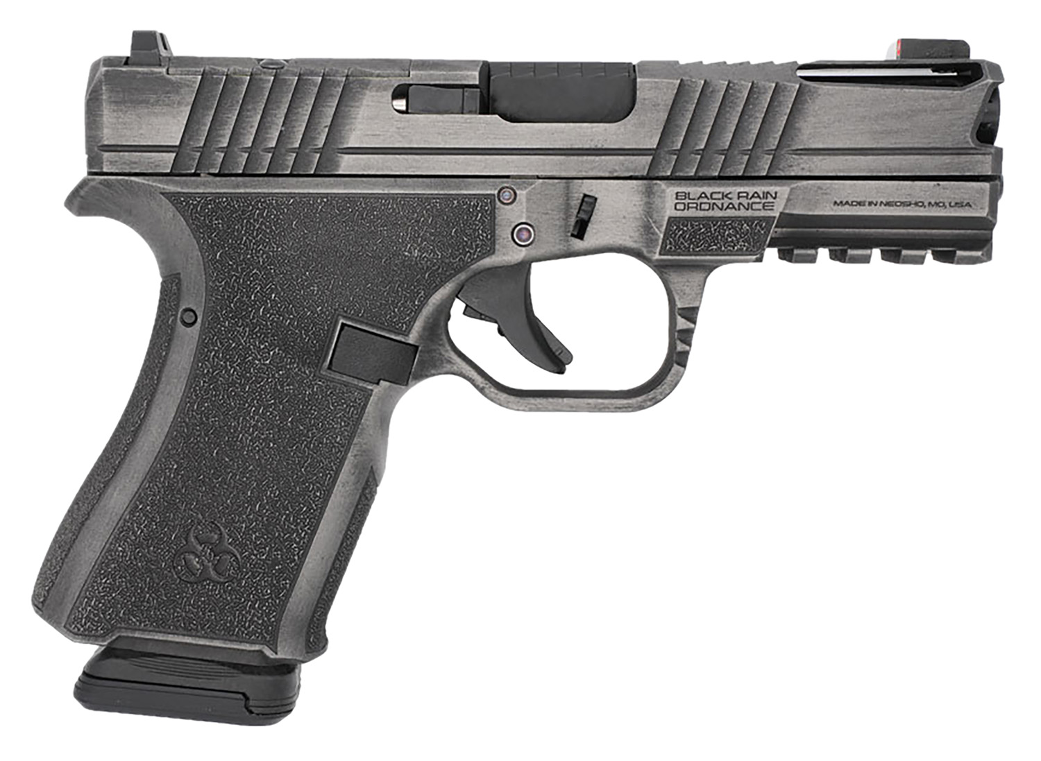 Black Rain Ordnance FLP9MMGMGB Compact Frame 9mm 15+1 4″ Stainless Steel Slide