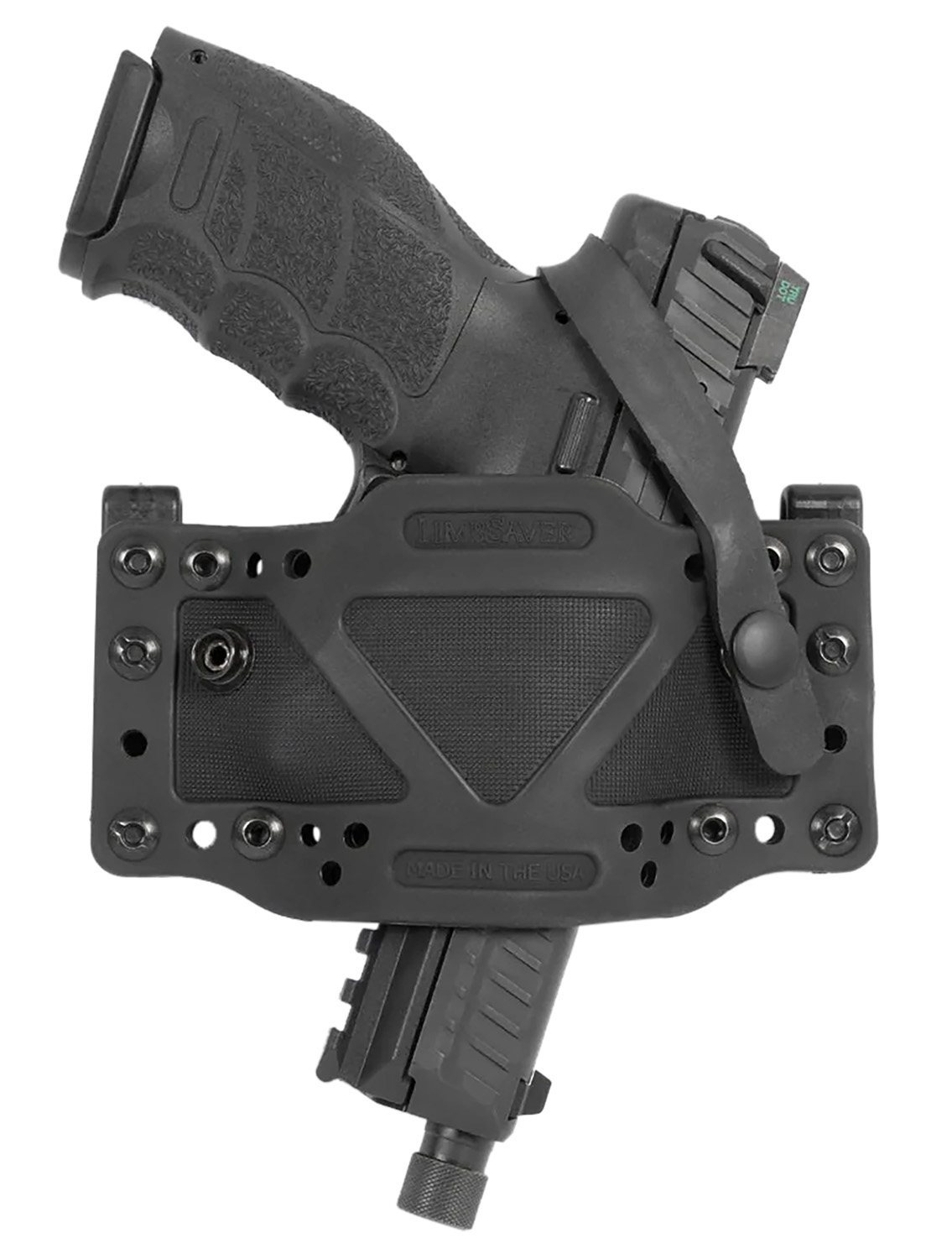 Limbsaver 12504 CrossTech IWB/OWB Black Polymer Belt Clip/Strap Fits Universal Handgun Ambidextrous