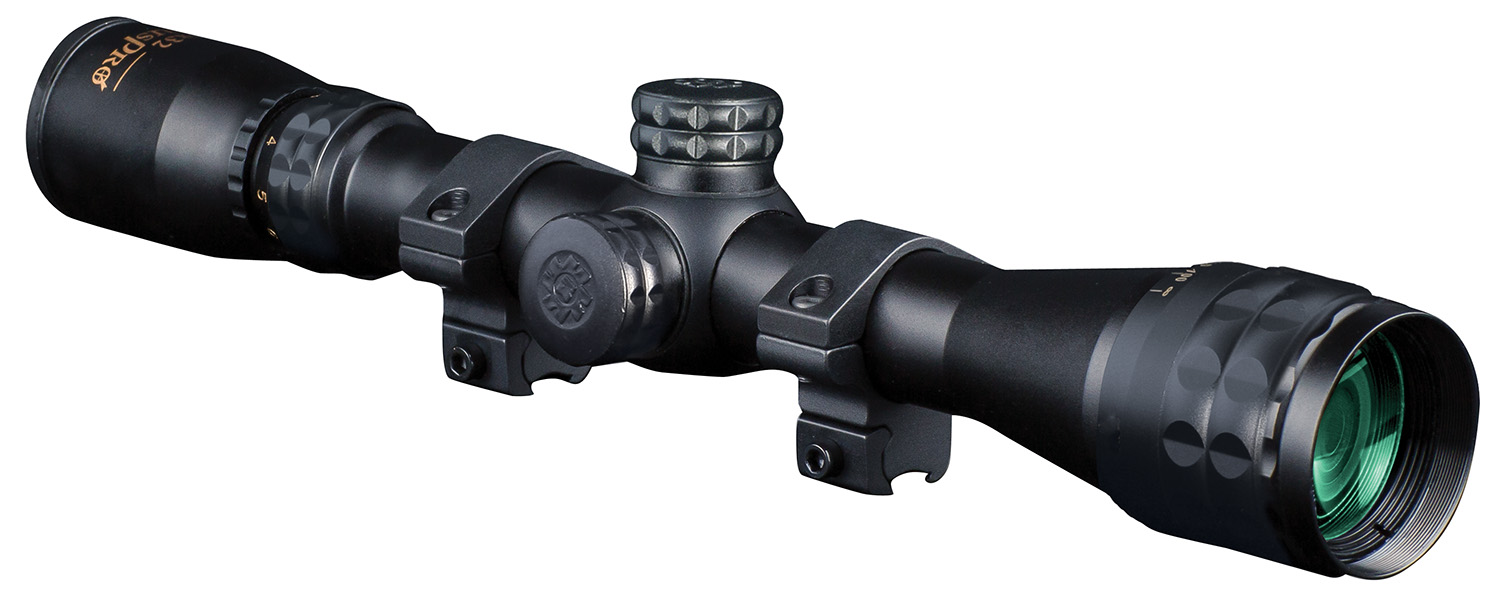 Konus 7267 KonusPro Matte Black 3-9x32mm AO 1″ Tube Engraved 30/30 Duplex Reticle Includes Mounting Rings