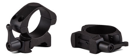 Konus 7407 Steel Rings Matte Black 1″ Quick Release Medium 0 MOA