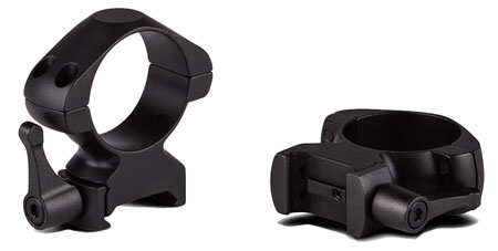 Konus 7409 Steel Rings Matte Black 30mm Quick Release High 0 MOA