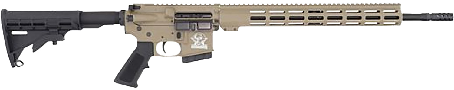 Great Lakes Firearms GL15350SSFDE16 GLFA  350 Legend 5+1 18″ Stainless Threaded Barrel, Flat Dark Earth Cerakote Picatinny Rail Aluminum Receiver, M-LOK Handguard, Black Synthetic Stock, Mil-Spec Grip