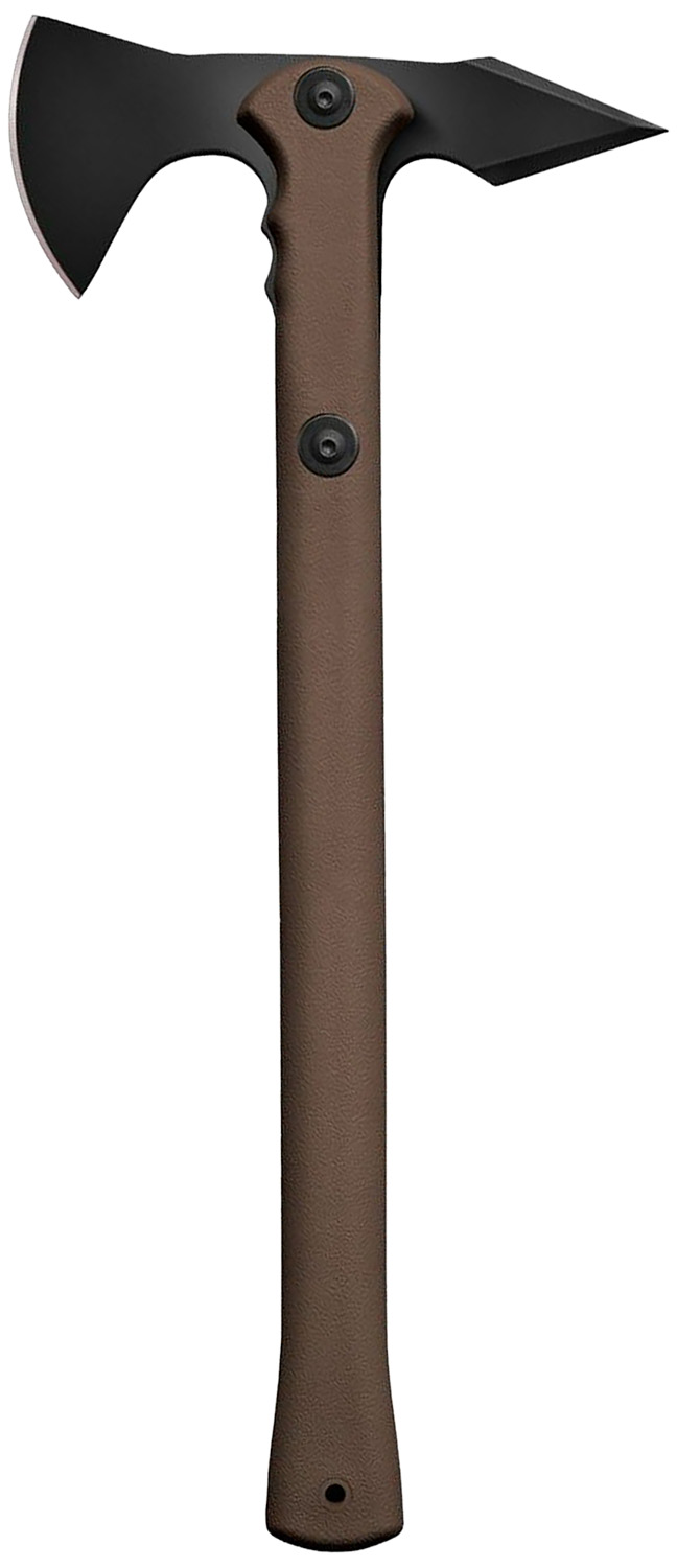 Cold Steel CS90PTHF Trench Hawk 3.50″ Blade 1055 Carbon Steel Blade Flat Dark Earth Polypropylene Handle 19″