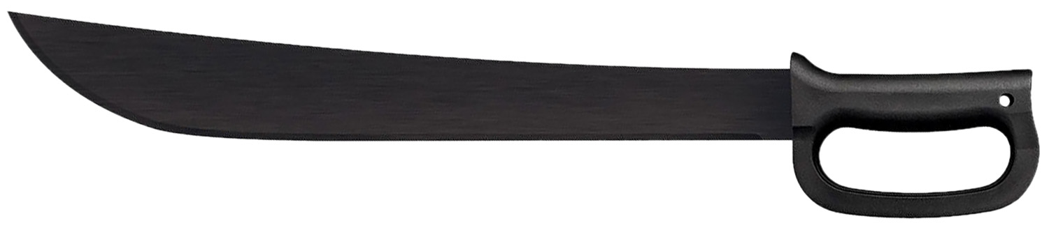 Cold Steel CS97AD18S Latin D-Guard Black Matte Baked-On Anti Rust 65Mn Carbon Steel Blade, Black Polypropylene Handle, 23.63″ Long Includes Sheath