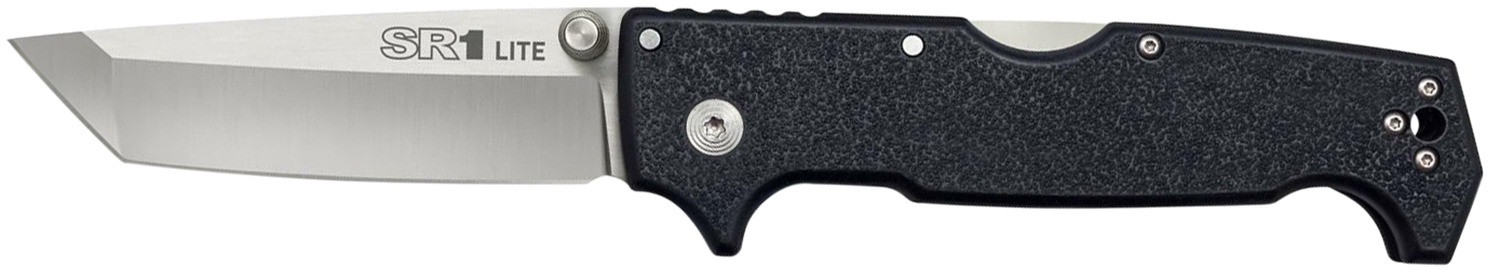 Cold Steel CS62K1A SR1 Lite 4″ Folding Tanto Plain 8Cr14MoV SS Blade/Black Griv-Ex Handle Includes Pocket Clip
