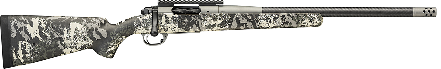 Springfield Armory BAB92465PRCCFY 2020 Boundary  6.5 PRC 3rd 24″ Tactical Gray Cerakote Model 2020 Stainless Steel Receiver Rogue Camo Carbon Fiber Stock