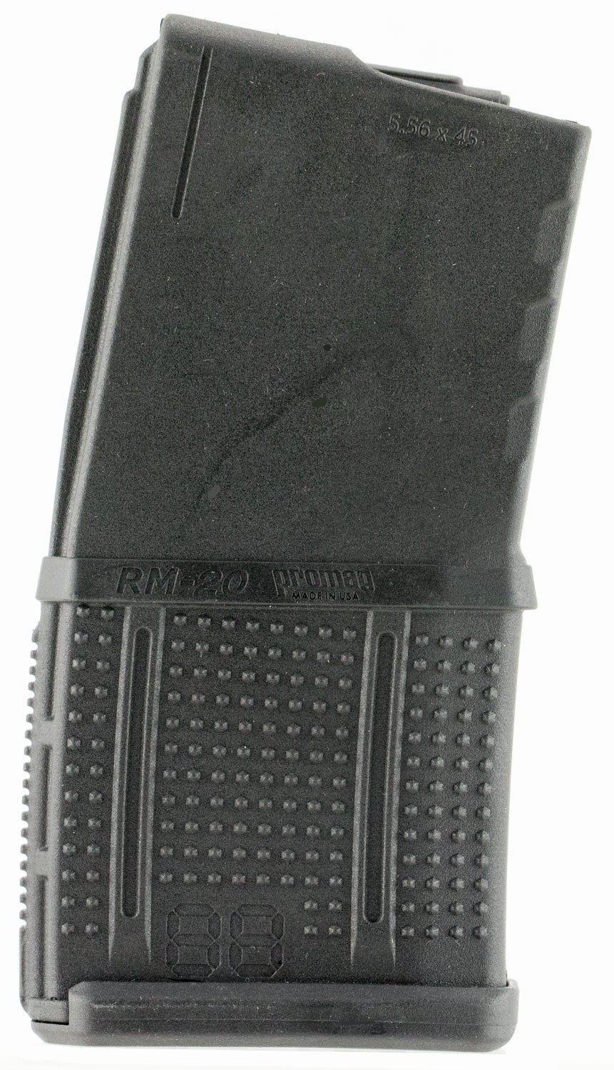 ProMag RM20 Standard 20rd Detachable w/Roller Follower 5.56x45mm Fits AR-15 Black DuPont Zytel Polymer