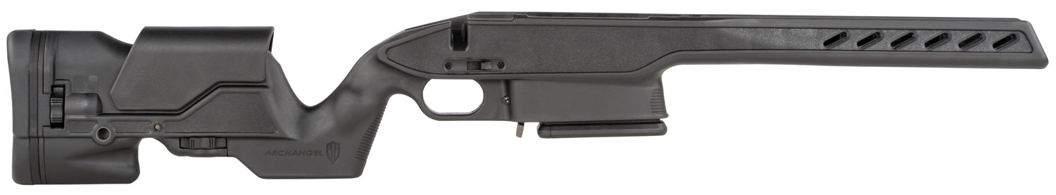 Archangel AAS111SLA Precision Black Synthetic Aluminum Pillar Bedded Fits Savage 110/111 Long Action Right Hand